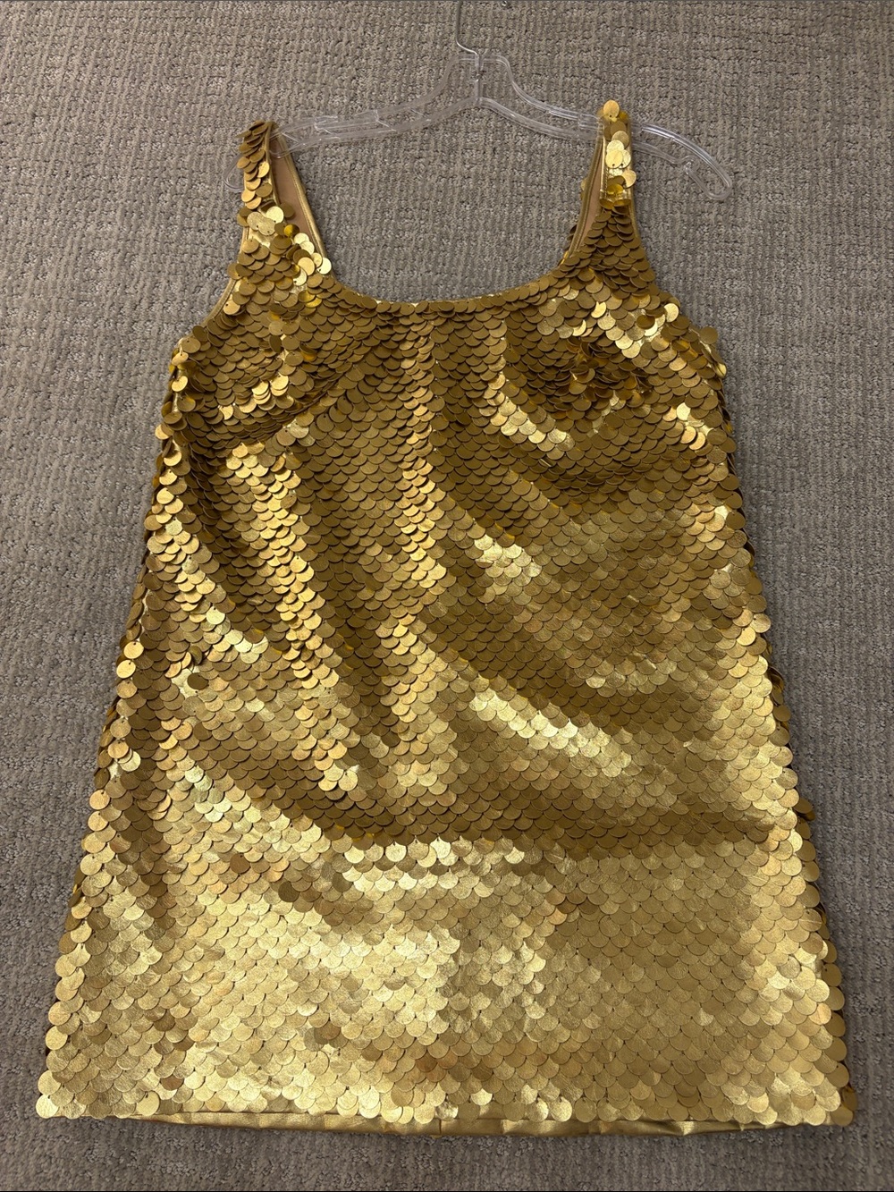 Alexis Gold Sequin Tank Dress